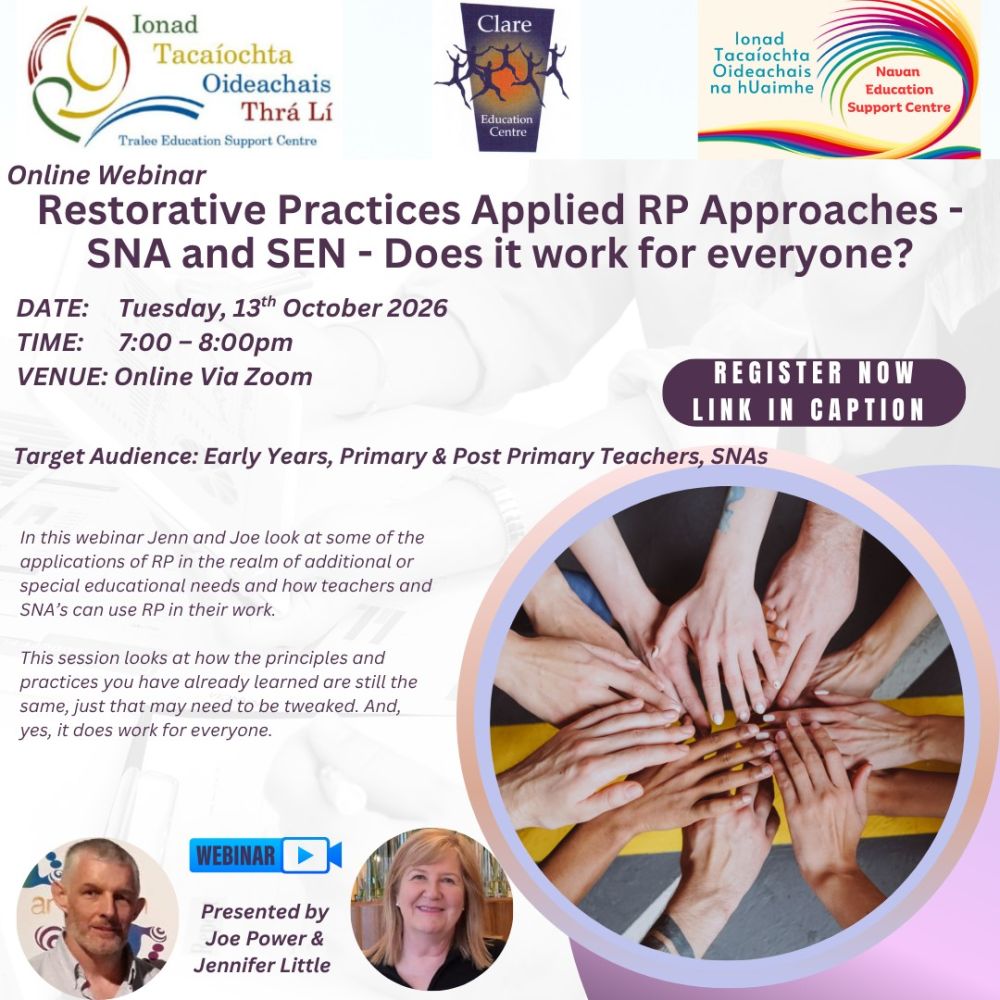 AUT26-07 Restorative Practices Applied RP Approaches - SNA and SEN - Does it work for everyone? 